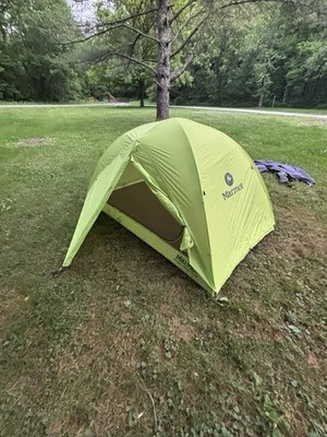 MARMOT CRANE CREEK UL 2P-2 Person Backpacking Tent. 2 Doors. 3 Pockets.