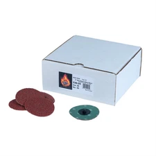 High Teck Products 336-25 R-Style Disc, 3 in Dia, 36 Grit, Aluminum Oxide, Polym
