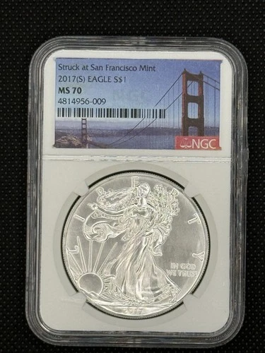 2017 S Silver Eagle NGC MS70 #140