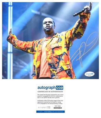 A$AP FERG  TRAP LORD  RAPPER AUTOGRAPH SIGNED ASAP 8x10 PHOTO -  ACOA COA