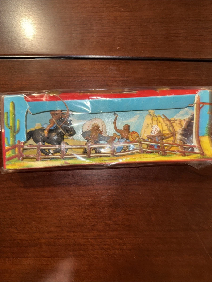Plastic Indian Figures Indiana Vintage & Antique Cowboy & Western