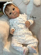 18" Newborn Toddler Infant Adorable Realistic Cloth Body Reborn Baby Dolls Gift