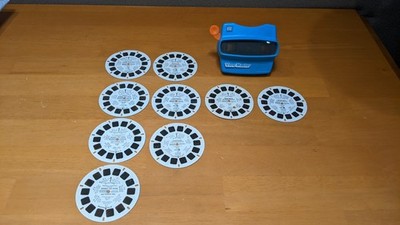 View-Master 3D Blue Vintage Slide Viewer Classic Toy 1980s Portland Oregon USA