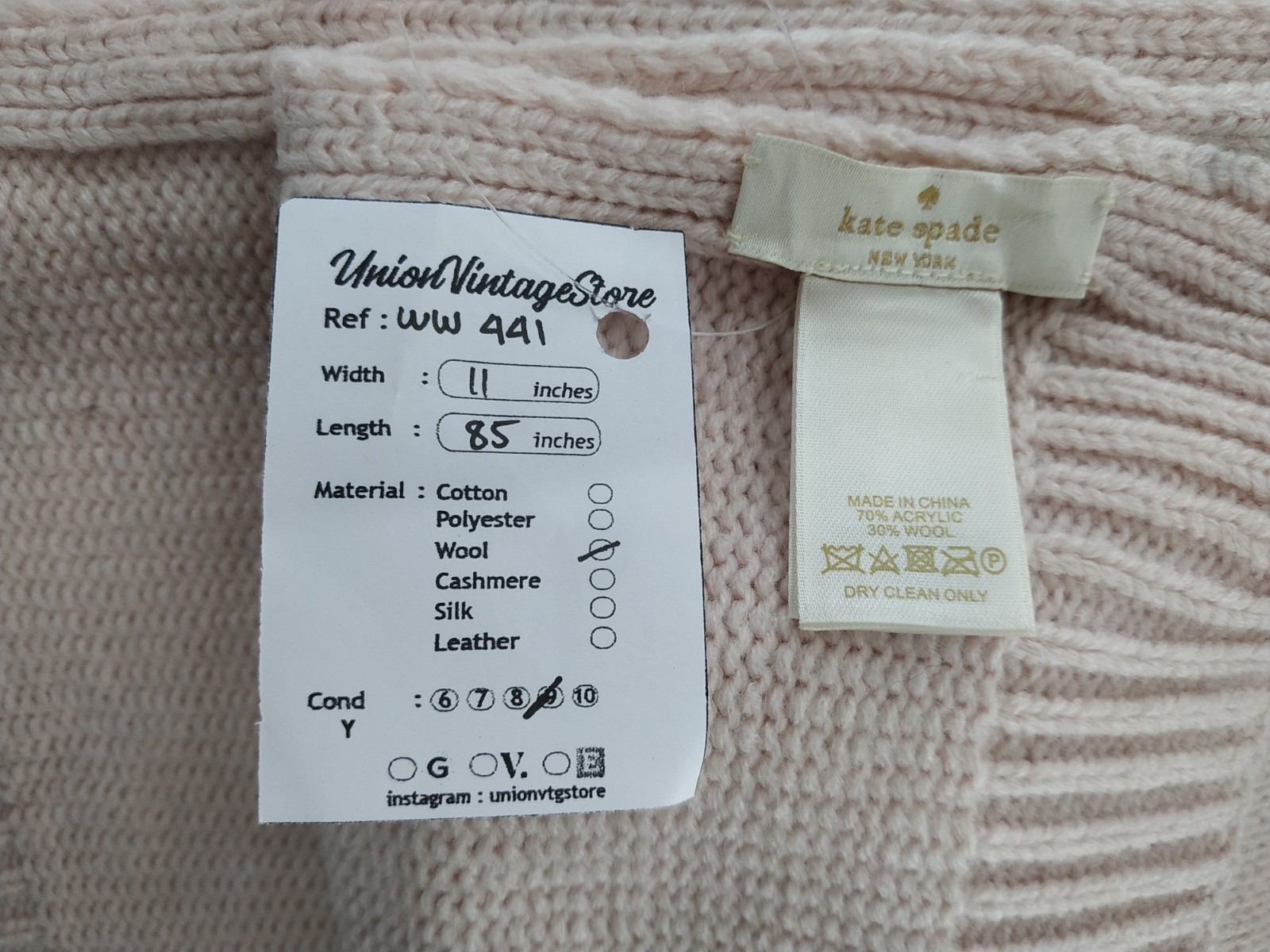 Vintage Kate Spade Scarf Muffler thumbnail 7