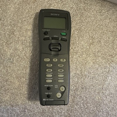 Genuine Sony RM-DX450 CD Changer Remote Control For CDP-CX450 Tested