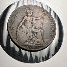 1904 Great Britain 1/2 Penny X1970