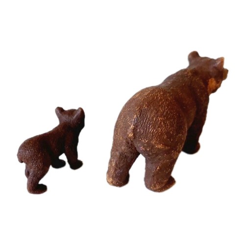 Schleich 2018 North American Brown Grizzly Bear Mother With Cub Figures - Picture 6 of 13