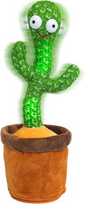 2023 Dancing Cactus Toy Bluetooth Play Your Songs Record Repeating What You...