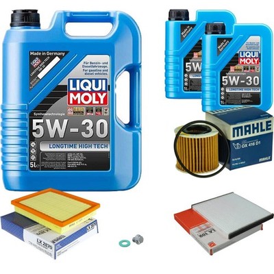 MAHLE Inspektionspaket 7 L Liqui Moly Longtime 5W-30 für Toyota Prius Plus 1.8
