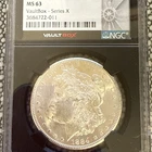 1884-CC Morgan Silver Dollar $1 NGC MS63 VaultBox