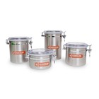 Star Trek: The Next Generation Stainless Steel Storage Jar Containers | Set of 4