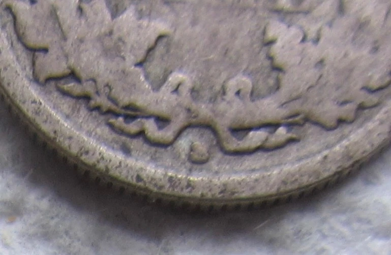 1869-S Seated Liberty Silver Dime Rare Key Date San Francisco Fine VF Cleaned - Image 4 of 4