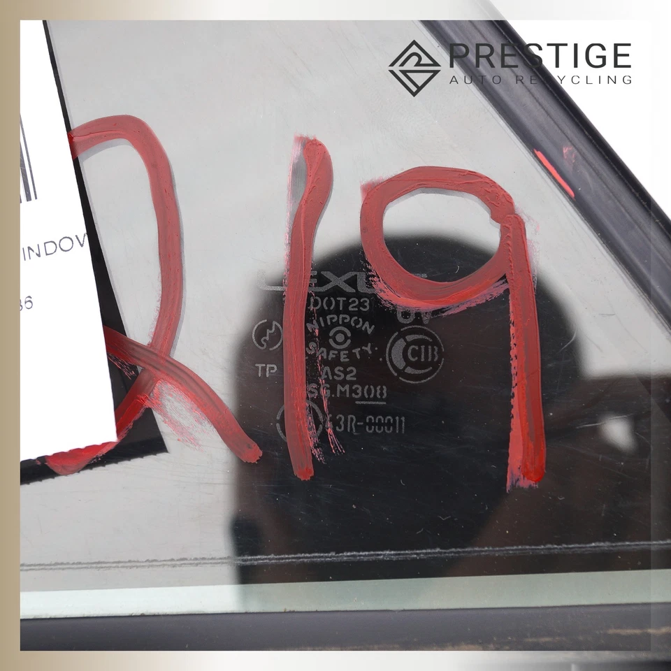 LEXUS IS300 2001-2005 cuarto ventana vidrio trasero izquierdo 68189-53010 OEM Foto 2 de 4