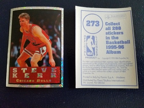 1995 - 1996 NBA Panini Italian Basketball Stickers BLUE BACK 251 - 288 YOU PICK - Picture 24 of 38