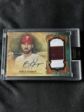 Bryce Harper 2021 Topps Dynasty Auto #08/10 Phillies Jersey Patch MVP  SEALED
