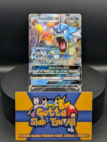Gyarados GX 18/111 Mint Crimson Invasion Holo Rare Pokémon Card TCG
