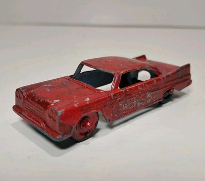 1958  Red Plymouth Fury ''Christine'' Tootsietoy 3'' Diecast Car Vintage 