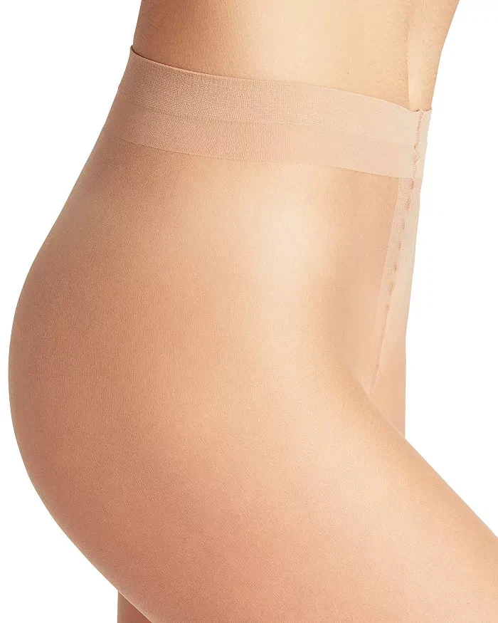 Medias transparentes Falke Shelina 12 Den en dorado talla mediana 1619 Foto 4 de 4