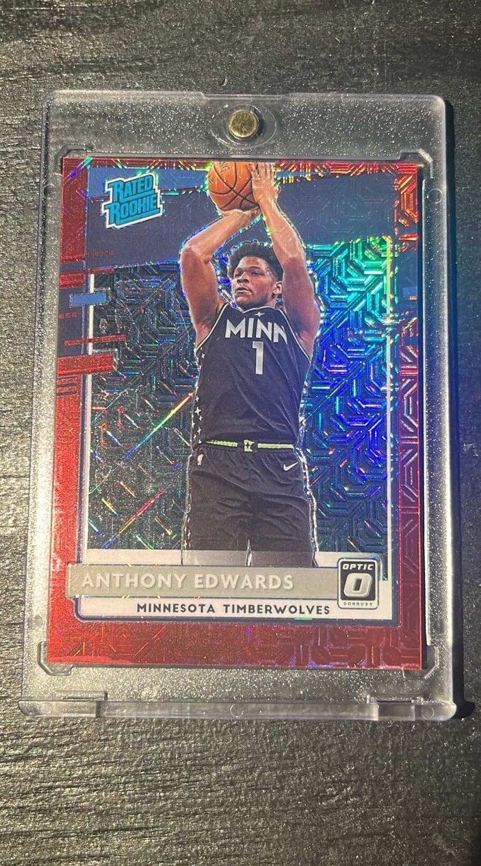 2020-21 Donruss Optic Rated Rookie Anthony Edwards #151 Red Choice /88 RARE 📈