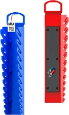 SWANLAKE 2-Piece Magnetic Wrench Organizer Toolbox Holder, SAE (1/4'' to 15/16''