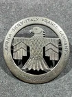 WW2 WWII US Army Military 5th Army Sterling Silver Souvenir Pin 1943-45 Pin Back
