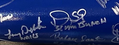 NY Mets 1986 World Series Team Signed Bat Hernandez 28 Nickname Auto Steiner Coa - Picture 7 of 24