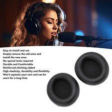 Headphone Earpads Replacement Protein Leather Ear Cushion Cover
