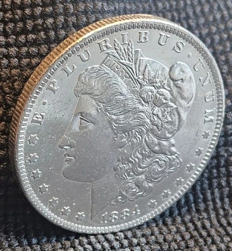 1884 O Morgan Silver Dollar - Fineness .90 - AU+++ Condition