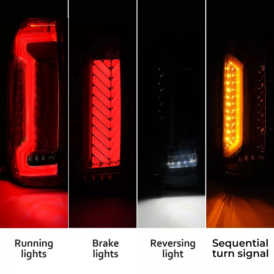 DOT Pair LED Sequential Tail Lights Lamp For Nissan Frontier D40 2005-2021 LH&RH - Image 2 of 4