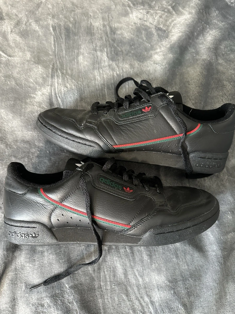 adidas Continental 80 Black Scarlet Green for Sale | Authenticity
