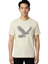 Flying-Bird Mens Graphic Tee, 100% Cotton, Casual Summer Wear