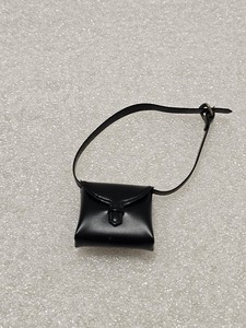 VTG 1961 Barbie American Airlines Stewardess Black Shoulder Bag #984 Pocketbook 
