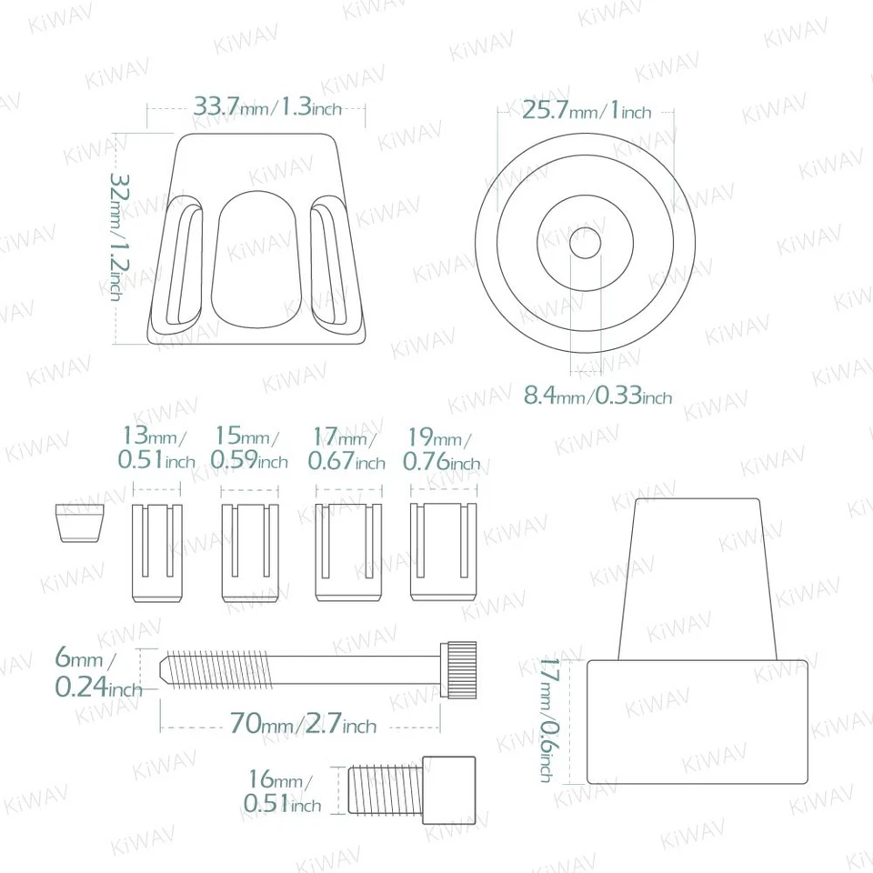 Башня тяжелый стержень конец веса черное золото M16 подходит для Yamaha FZ1 FZ6 FZ10 XSR900 - Изображение 2 из 4