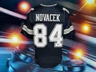 JAY NOVACEK AUTOGRAPHED CUSTOM DALLAS COWBOYS BLUE JERSEY JSA AUTHENTICATED