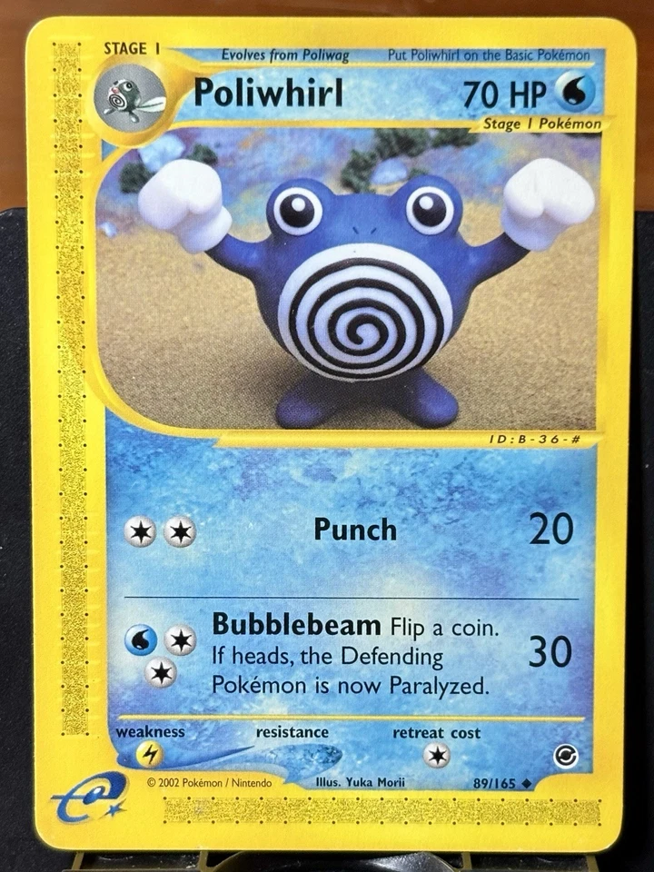 Poliwhirl - Pokémon TCG - Expedition - 89/165 - UNCOMMON ~ LP - Image 3 of 4