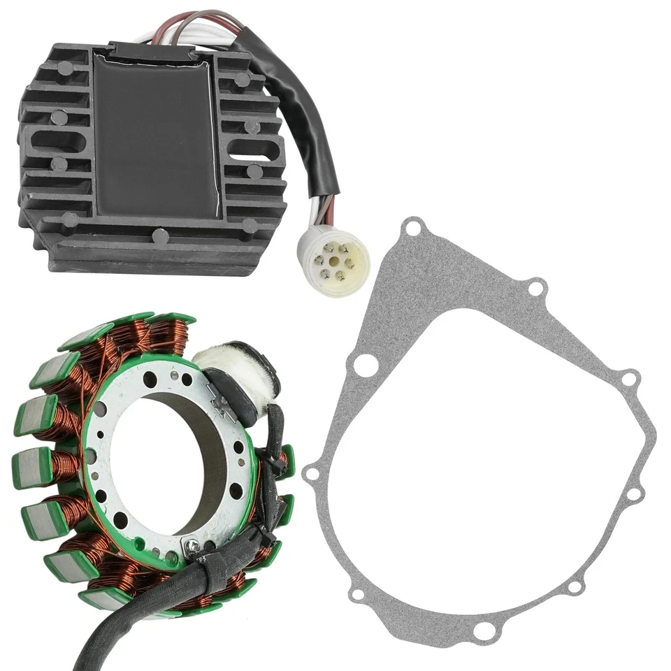 Regulador de estator rectificador con junta para Yamaha Big Bear 350 YFM350FW 4X4 87-89 Foto 4 de 4