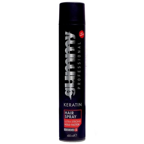 Gummy Hair Spray Keratin Ultra Strong Hold Factor 13.53oz - 400 ml -12 pack - Picture 2 of 2