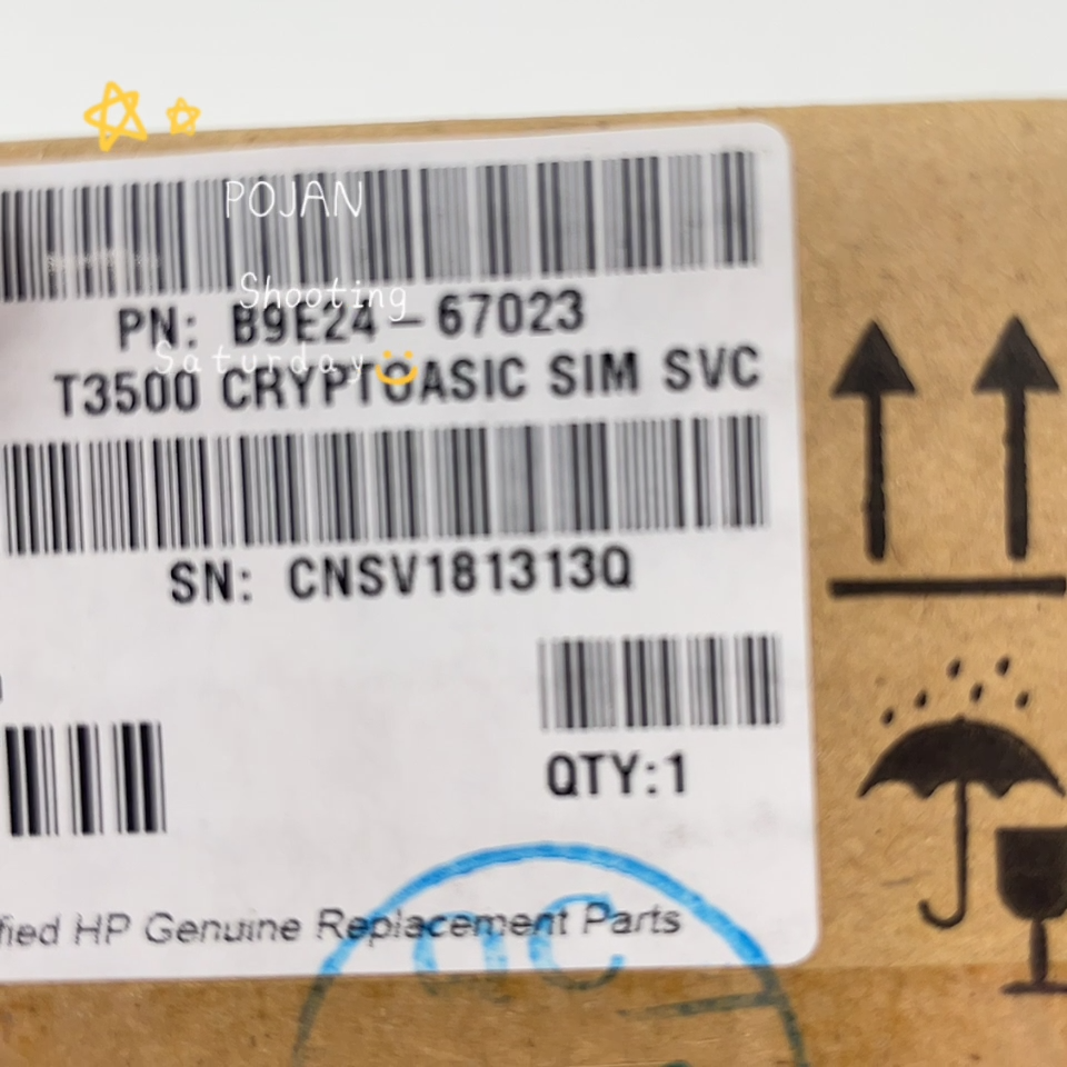 B9E24-67023 SIM criptoasica adatta a PCA SVC o HP DesignJet T930 T3500