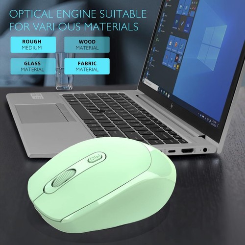 2.4GHz Wireless Bluetooth Mouse Laptop Mouse for iPad Tablet Desktop - Picture 5 of 9