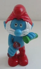 Papa Smurf Chemist Action Figure Peyo 2009 Jakks