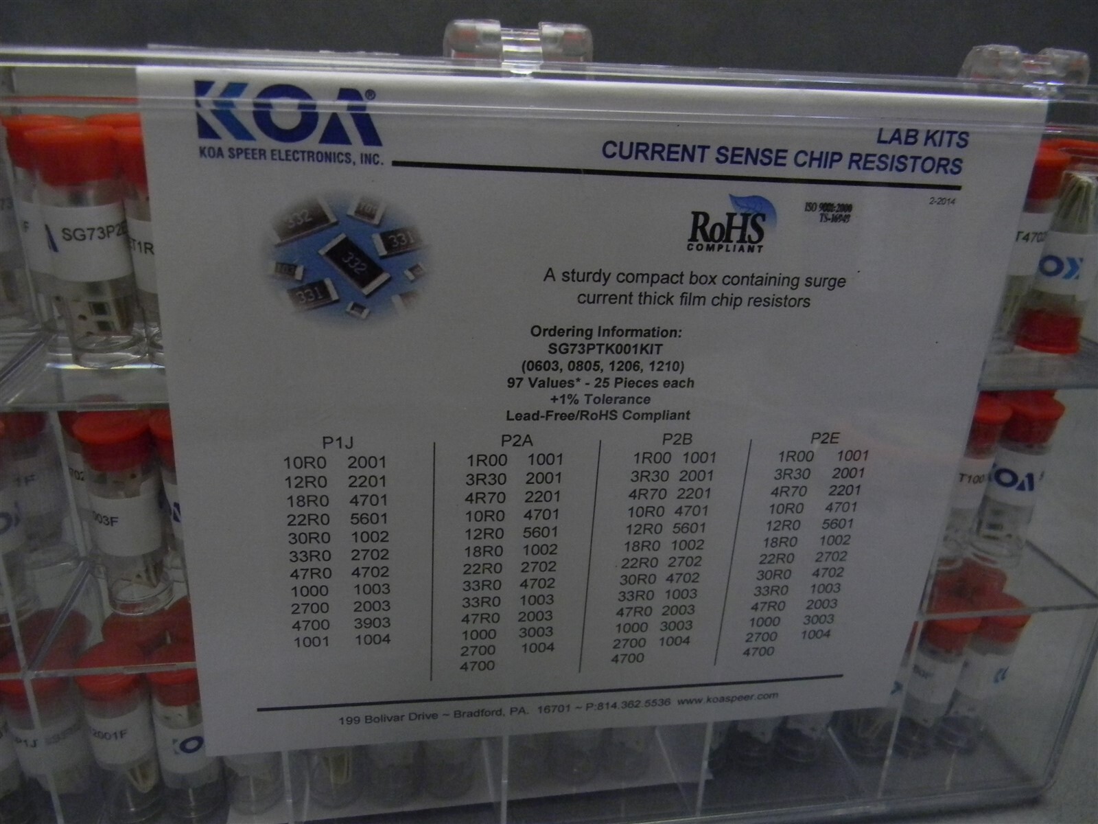 KOA Speer SG73PTK001KIT Current Sense Chip Resistors eBay
