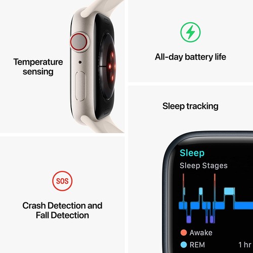 Apple Watch Series 8 (GPS Only 41MM-45MM) Used Excellent - All Colors - Picture 19 of 23