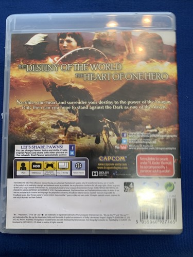 Dragons Dogma - PlayStation 3 - Complete With Manual - Picture 3 of 3