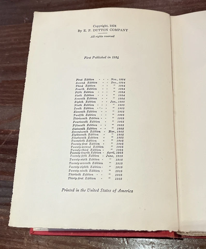 When We Were Very Young by A A Milne, Pooh 1st Amer. Ed. 31st Print, 1925 Foto 2 de 4