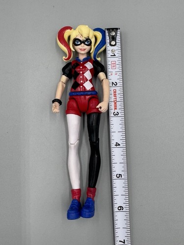 DC Super Hero Girls Harley Quinn Action Figure 2015 Mattel 6” - Picture 3 of 5