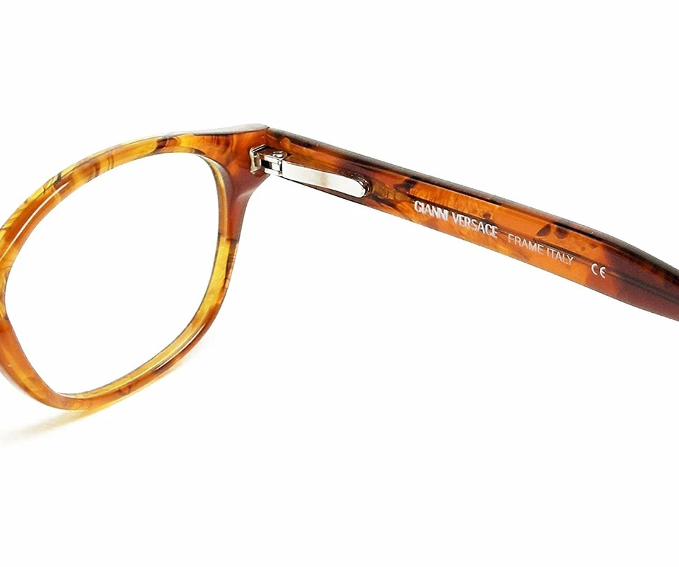 Gafas Gianni Versace V53 col. A08 Marrón Tortuga 48-19 Hechas en Italia Foto 3 de 3