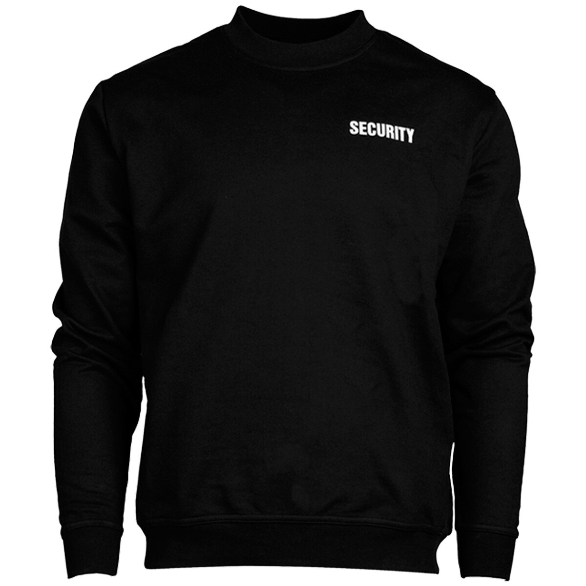Mil-Tec SECURITY Print Sweatshirt Men's Work Airsoft Sweater Warm Tactical  Black