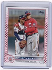 Juan Soto Ozzie Albies Rivalry Love /76 INDEPENDENCE DAY 2022 Topps Update 310