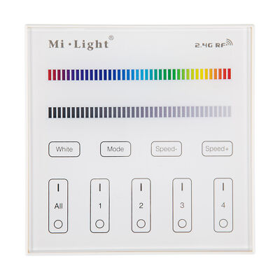 MiBoxer 2,4G 4 Zone TOUCH Wand Controller B3 RGBW