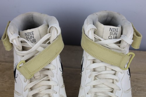 Size 9 - Nike Air Force 1 '07 LV8 Next Nature Mid Sun Club - White Shark's Fin - Picture 5 of 16
